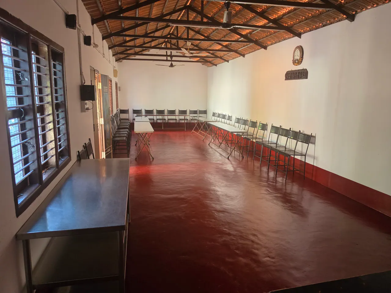 Interior of the big dining hall