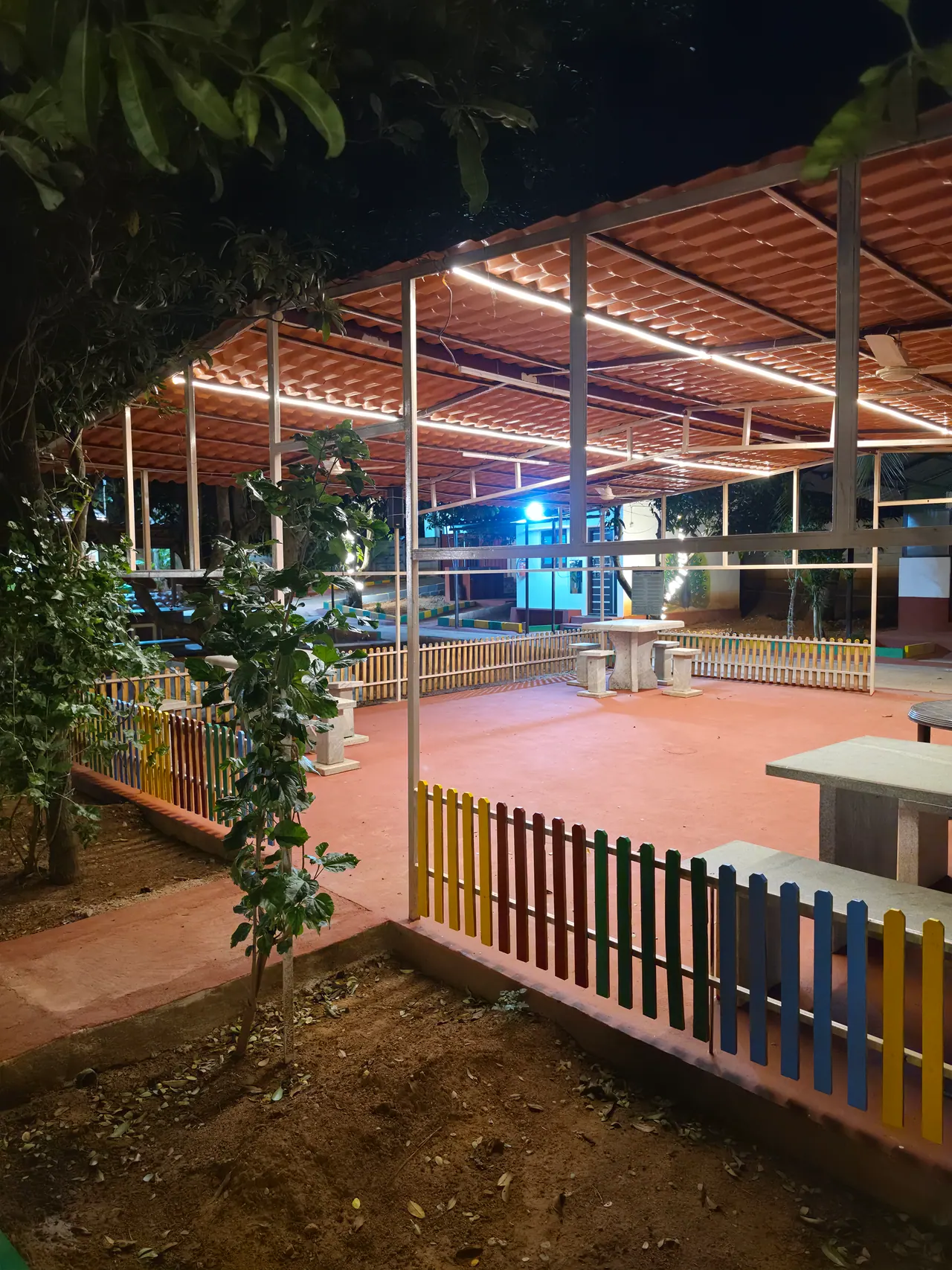 Central Open Hall at Ram Vishranti Dhama